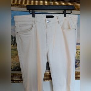 Massimo Dutti Cream Straight Men Jeans